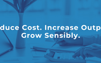 Reduce Cost. Increase Output. Grow Sensibly.
