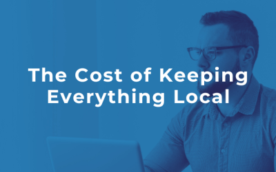 The Cost of Keeping Everything Local